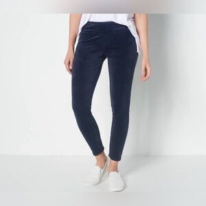 Cuddl Duds Women’s Plush Velour Soft Lounge Pants Joggers Blue Small